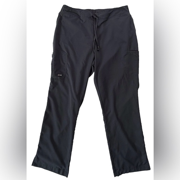 Greys Anatomy Mia Scrub Pants Steel Dark Gray Style 4277 Women's Size 2XL Cargo - Picture 3 of 14